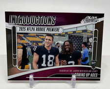 2025 Panini Absolute Ashon Jeanty / Jack Bech Introductions #I-AJY (RC)