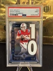 Panini 2024 Select Numbers Drake Maye Patriots #20 RC Insert PSA 9