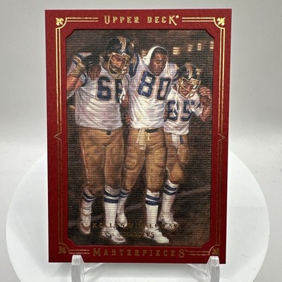 2008 Upper Deck Masterpieces Red Framed #52 - Kellen Winslow Chargers #177/199