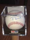 Trea Turner Autographed Rawlings OMLB Baseball  - This is a ROOKIEBALL - PSA/DNA