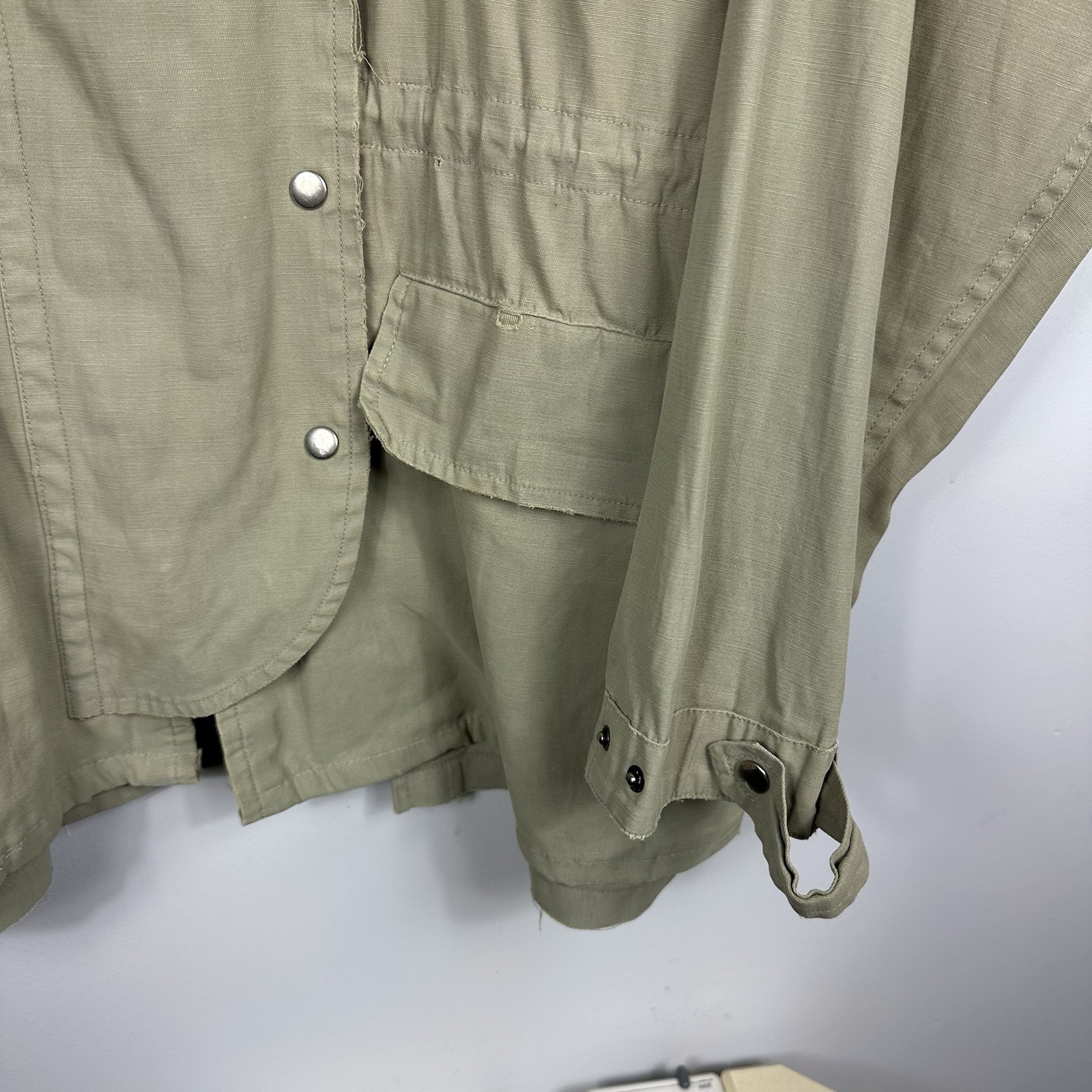 Polo Ralph Lauren Parka Coat Jacket, Lo Life Vintage, Khaki Green, Mens Medium thumbnail 2