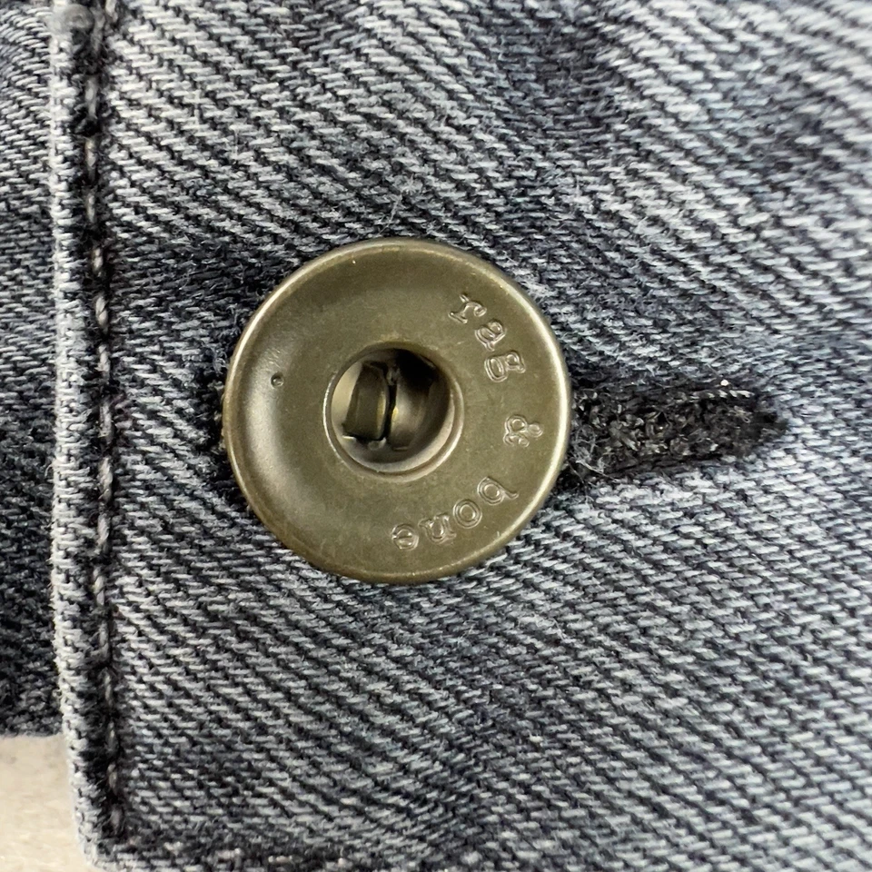 Chaqueta vaquera de camionero Rag & Bone azul índigo para hombre mediana mezcla de algodón Foto 3 de 4