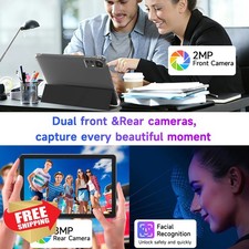 DIGITHINK 10" Android Tablet PC 4GB 16GB, 15.0 OS, Black Keyboard, IPS