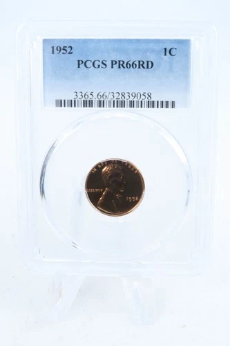 1952-P PCGS PR66RD Lincoln Wheat Cent Proof 1C