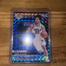 2024-25 Mosaic Basketball - Jared McCain RC - Silver Mosaic Give and Go - 5