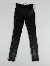 Spanx Women's Faux Leather Black High Waist Leggings Size S/P