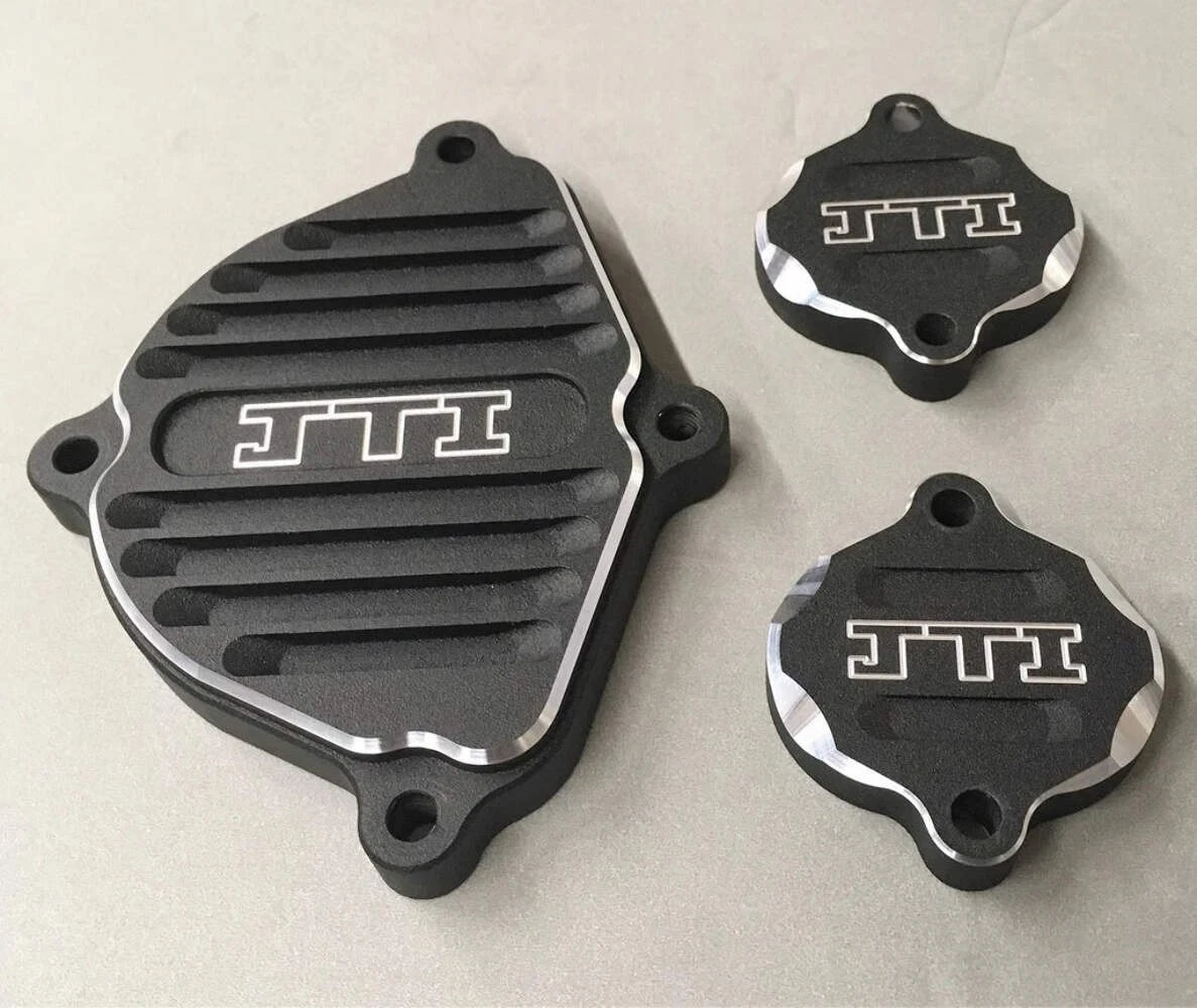 Kawasaki KLX110 JTI Billet Aluminum Cam & Tappet Cover Kit Engine Cover Set USA