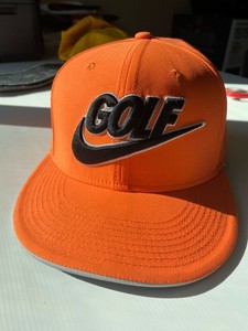 orange nike golf hat