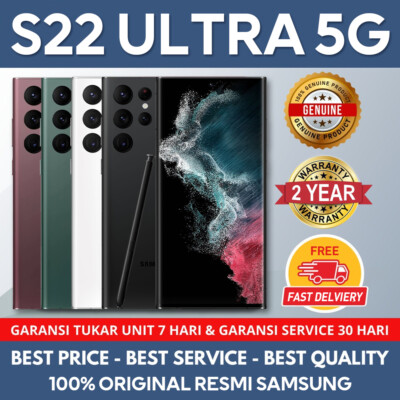 NEW SEALED SAMSUNG GALAXY S22 ULTRA 5G 6.8'' 128GB/256GB/512GB FACTORY UNLOCKED