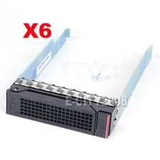 Lot of 6, 3.5" SAS SATA Hard Drive Tray Caddy For Lenovo ThinkServer RD650