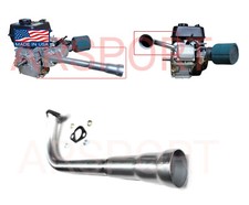 Exhaust Pipe Fits Predator 212cc Honda GX160 GX200 Go Kart  Mini Bikes