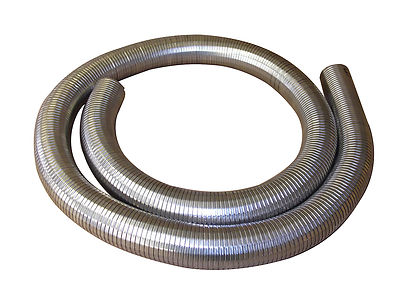 76mm 3'' Flexible Polylock Stainless Steel Flexi Tube 1.25 Metre Exhaust