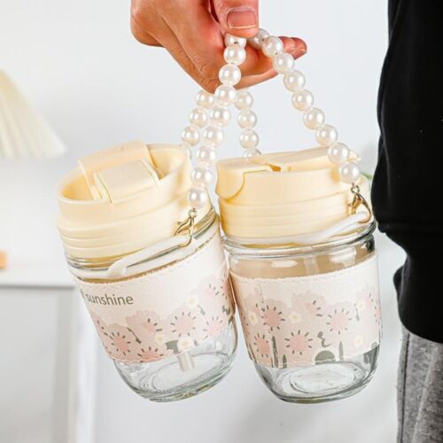 Pearl Chain Double Drinking Cup Student Cup  Daily Life - Afbeelding 1 van 12