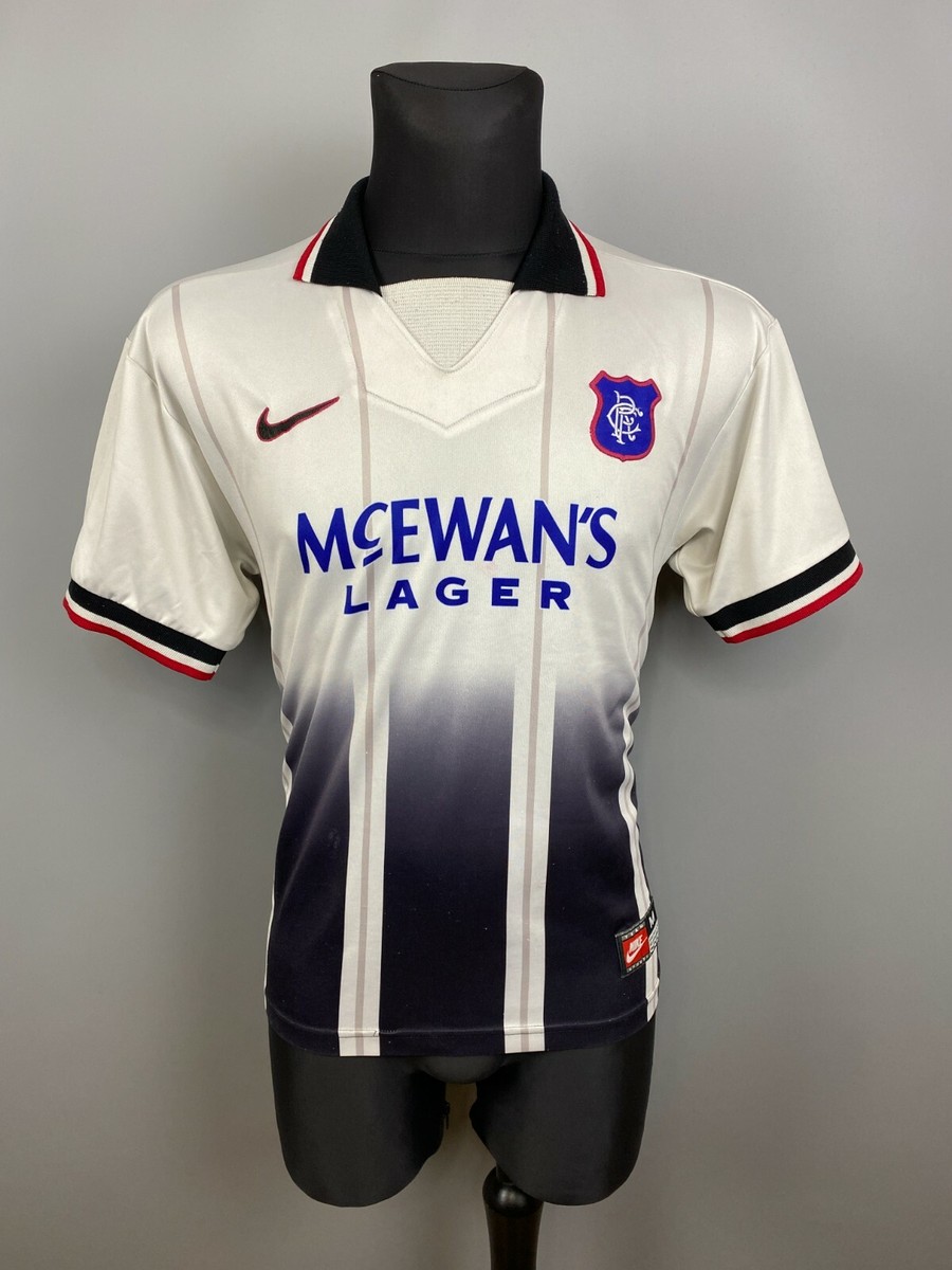 RANGERS 1997 1998 AWAY SHIRT FOOTBALL SOCCER JERSEY NIKE MENS SIZE