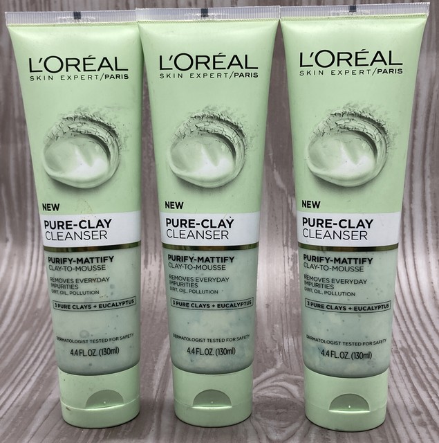 loreal pure clay cleanser