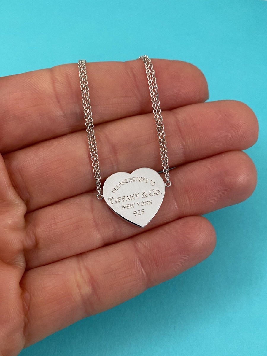 Tiffany And Co Double Chain Heart Necklace 2025