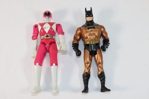 Vintage Lot 12 Toys Ace Action Hero Santa Wizard Oz Batman Power Ranger Figures - Picture 11 of 21