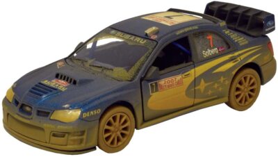 Muddy 2007 Subaru Impreza WRC Diecast 1:36 model Rallye Monte Carlo Rally New