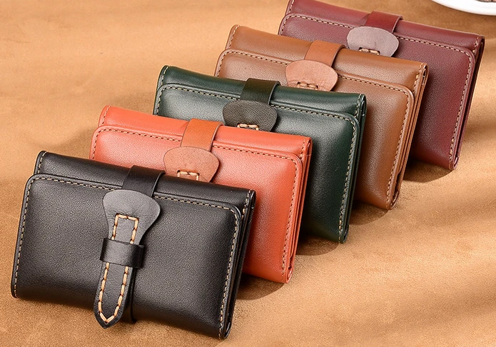 Hombres Mujeres Caja de Llaves Estuche Portatarjetas de Identificación Bolsillo Vaca Cuero Bolsa Bolso Negro H556 Foto 2 de 4