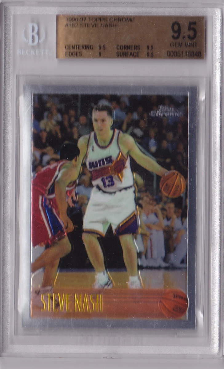 25+ Topps Chrome Steve Nash 1996-97 #182 for sale | Updated Oct 2026