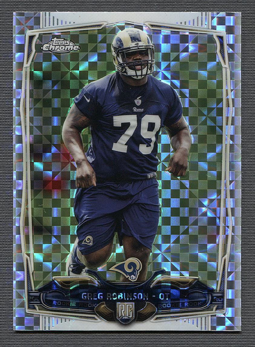 2014 Topps Chrome Xfractors #135 Greg Robinson RC
