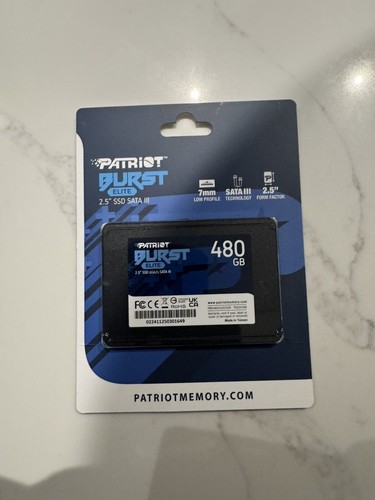 Patriot Burst Elite SATA 3 480GB SSD 2.5" Solid State Drive
