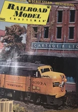Railroad Model Craftsman Magazine 1978 November N scale steam Weathering