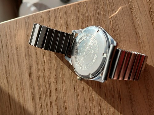 Stunning Patina Vintage Mens Cyprus de luxe Watch Swiss Time O Date - Picture 3 of 14