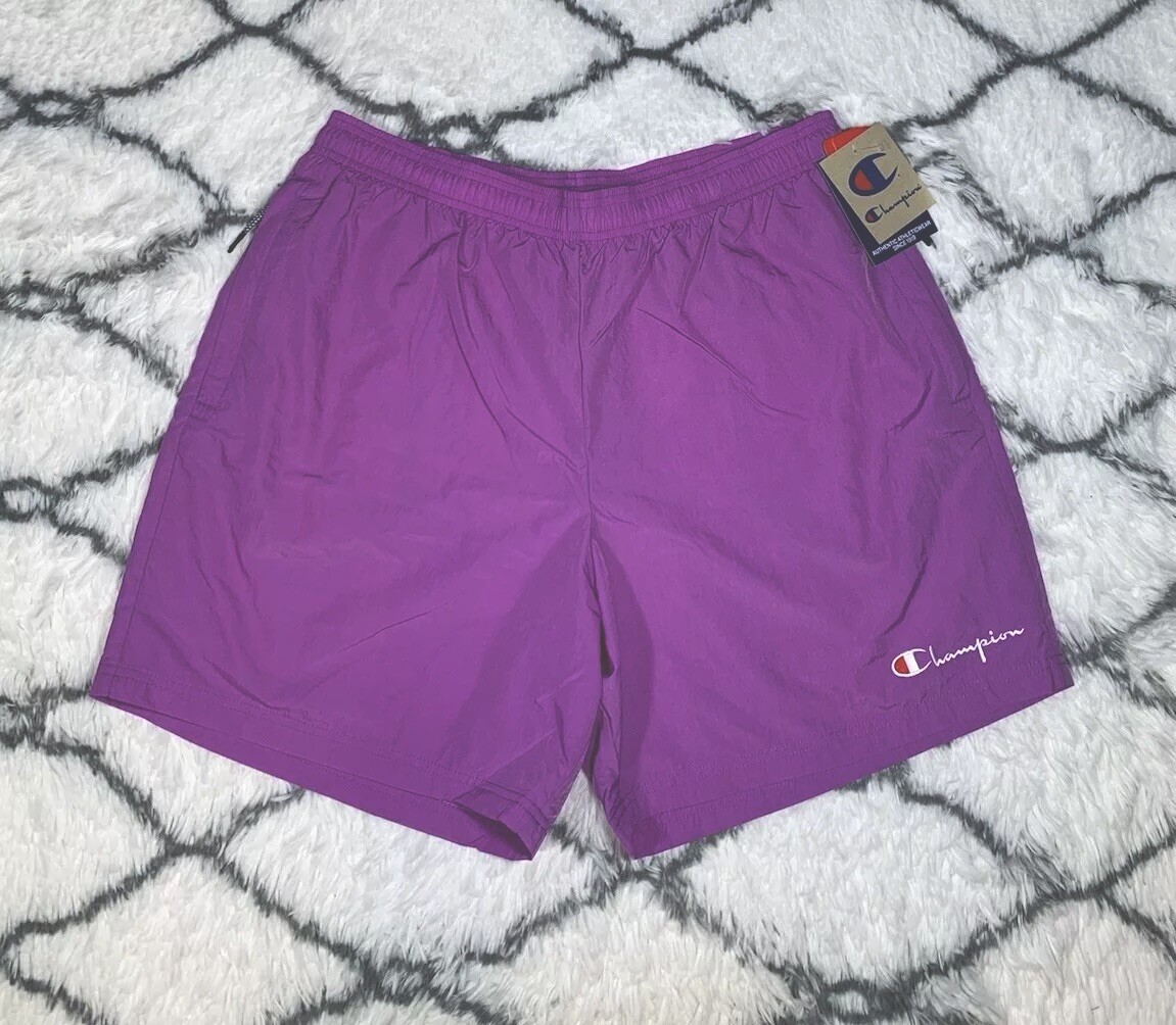 Champion Nylon Pink Champion Shorts Men CHAMPION Nylon Warm Up