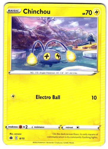 chinchou pokemon card mcdonalds - McDonald's Collection 2022 - This attack does 20 damage for each heads. PSA 9 Pokmon Chinchou e