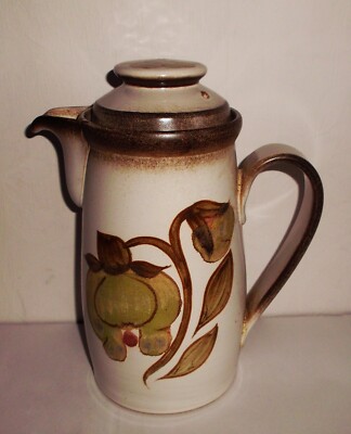Denby TROUBADOUR Kaffeekanne, beschädigt, unbenutzt.