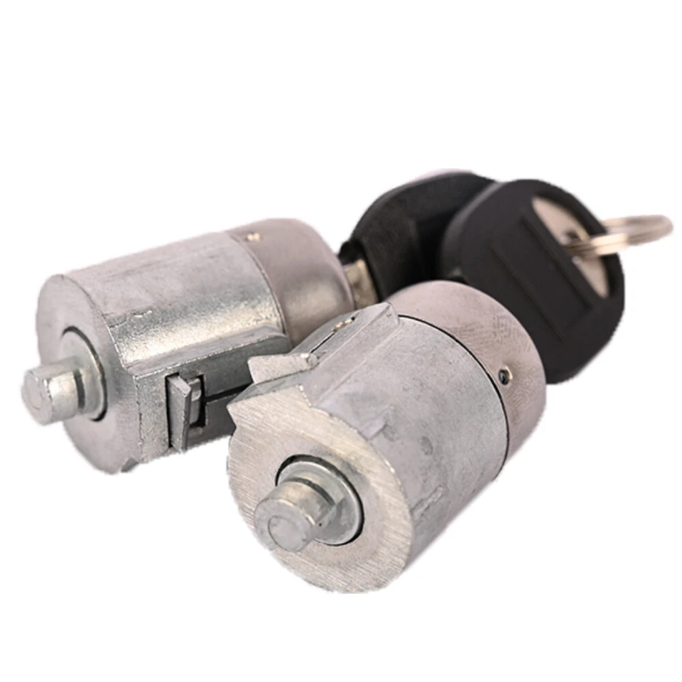 Juego de pares de cilindros de cerradura de puerta con llaves para GMC Chevy C1500 K1500 Tahoe Yukon Foto 2 de 4
