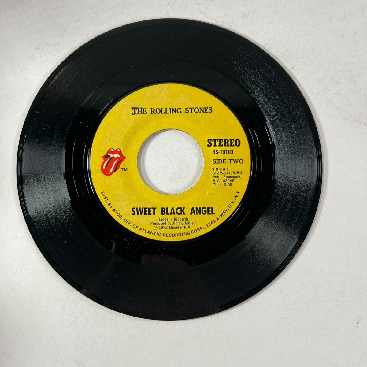 The Rolling Stones - Sweet Black Angel / Tumbling Dice 45RPM 7