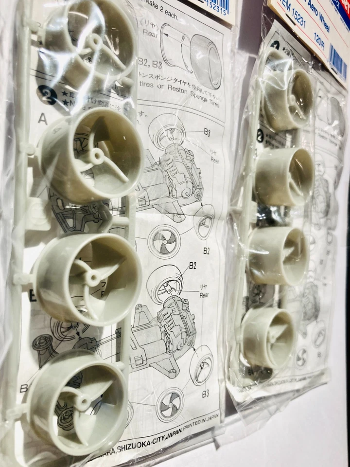 TAMIYA MINI 4WD LARGE DIAMETER AERO WHEELS 2 SETS From Japan - Image 4 of 4