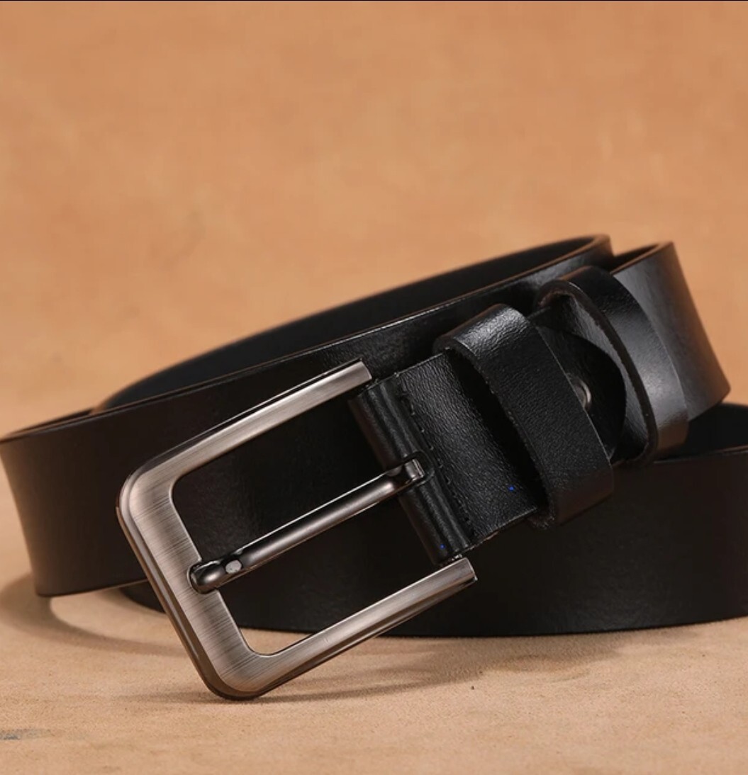 Mens Genuine Leather Belt 130 CM | eBay