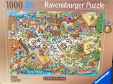 Ravensburger 1000pc Time Travel: #1 Classical Era 2025 jigsaw puzzle HTF NIB