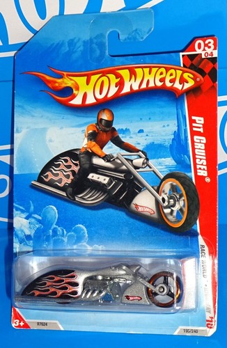 Hot Wheels 2010 Race World Highway Series #195 Pit Cruiser Mtflk plata