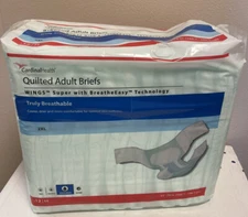 Cardinal Health 67093  Quilted Adult Briefs Disposable Heavy Diapers XXL 12