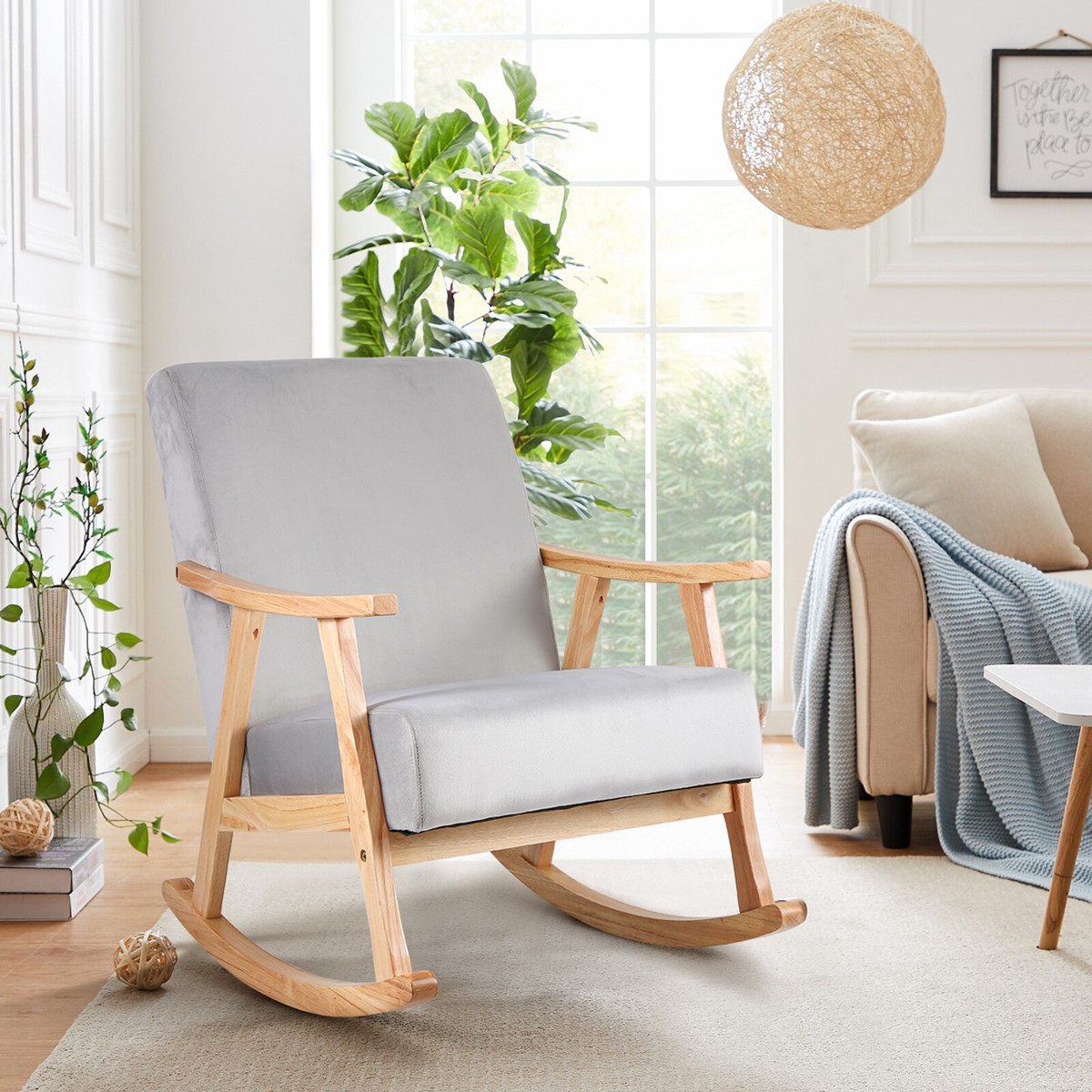 Rocking Chair Baby Seat For Living Room Chair For Bedroom Nursery - Main Image