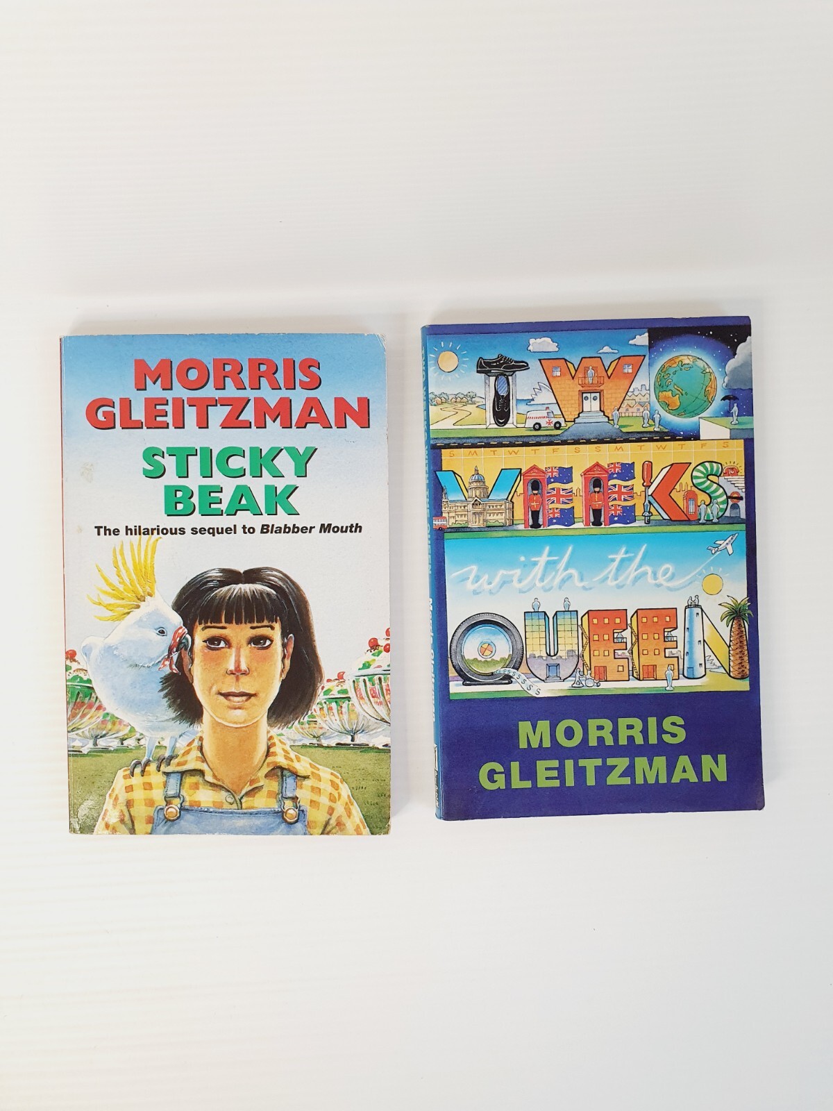 5xMorris Gleitzman Book Bundle Blabber Mouth Sticky Beak Puppy Fat