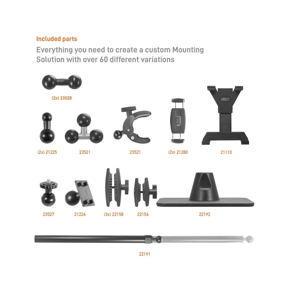 iBOLT Stream-Cast Creator Custom mount kit with over 60 variations- great for... - Image 2 of 4