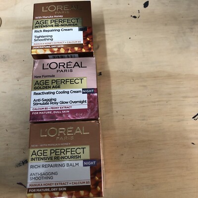 L'Oreal Paris Age Perfect Intensive Renourish Tages-/Nacht-/Balsam Creme je 50ml