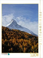 Calvendo Puzzle Goldene Herbststimmung Mit Matterhorn - Zermatt | 1000 Teile Leg