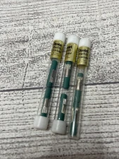 3 Tubes PENTEL Green Refill Erasers for Mechanical Pencil [6 total erasers] VTG