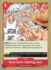 Gum-Gum Gatling Gun OP13-021 Carrying On His Will Regular