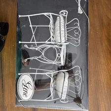 Ashton Drake Gene's Patio Set White Table & Chairs Set w/ Box and Shipper NRFB