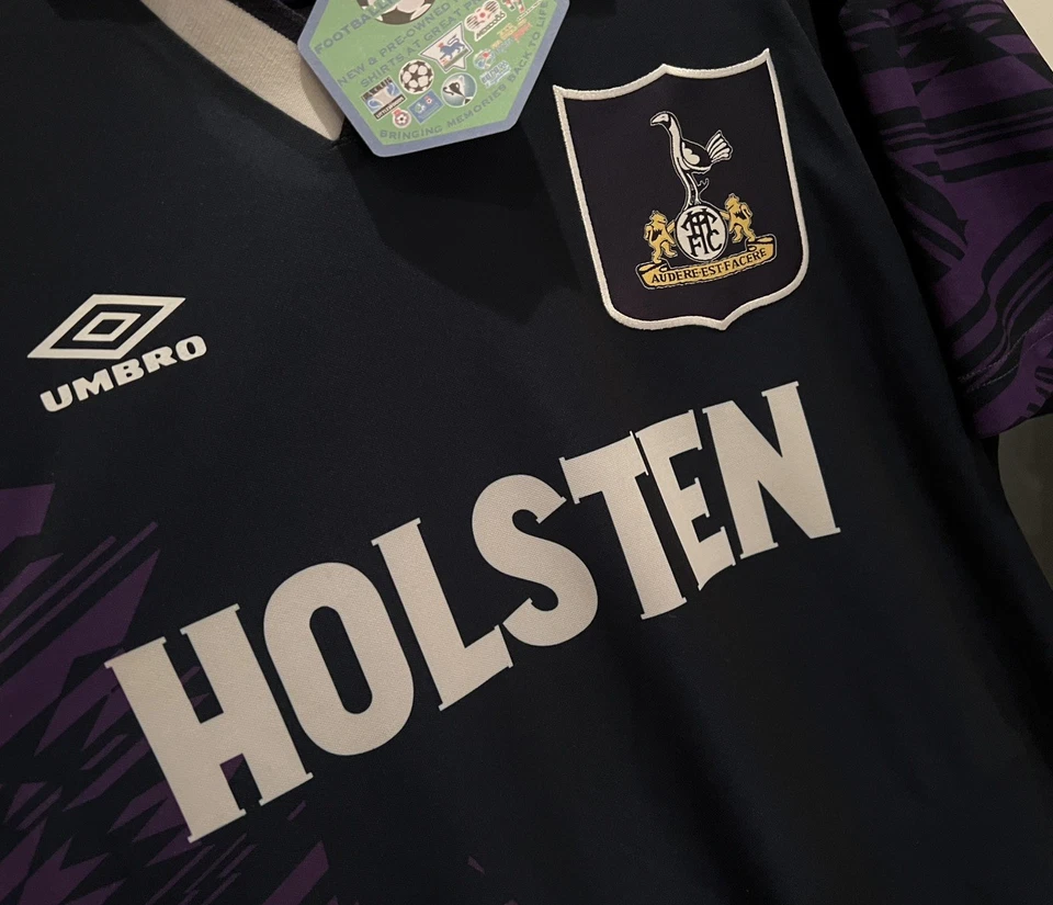 Tottenham Hotspur 1994-95 Away Shirt - Medium - Retro Score Draw - 18 Klinsmann - Image 3 of 4