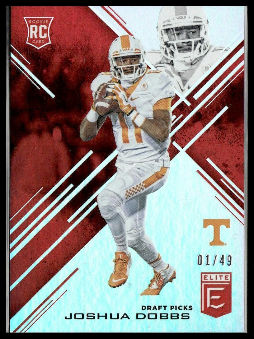 Joshua Dobbs Panini Elite Draft Picks #196 Teal 1/1
