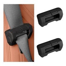 Dxnq 2pcs Car Seat Belt Buckle Covers Anti-scratch Silicone Auto Black Dxnq 2pcs Car Seat Belt Buckle Covers Anti-scratch Silicone Auto Black