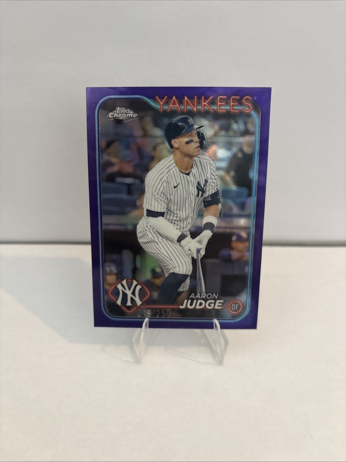 2024 Topps Chrome - Aaron Judge #50 Purple Refractor /250
